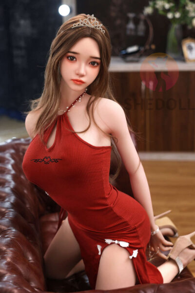 158cm/5ft2 C-cup Silicone Head Sex Doll – Rose