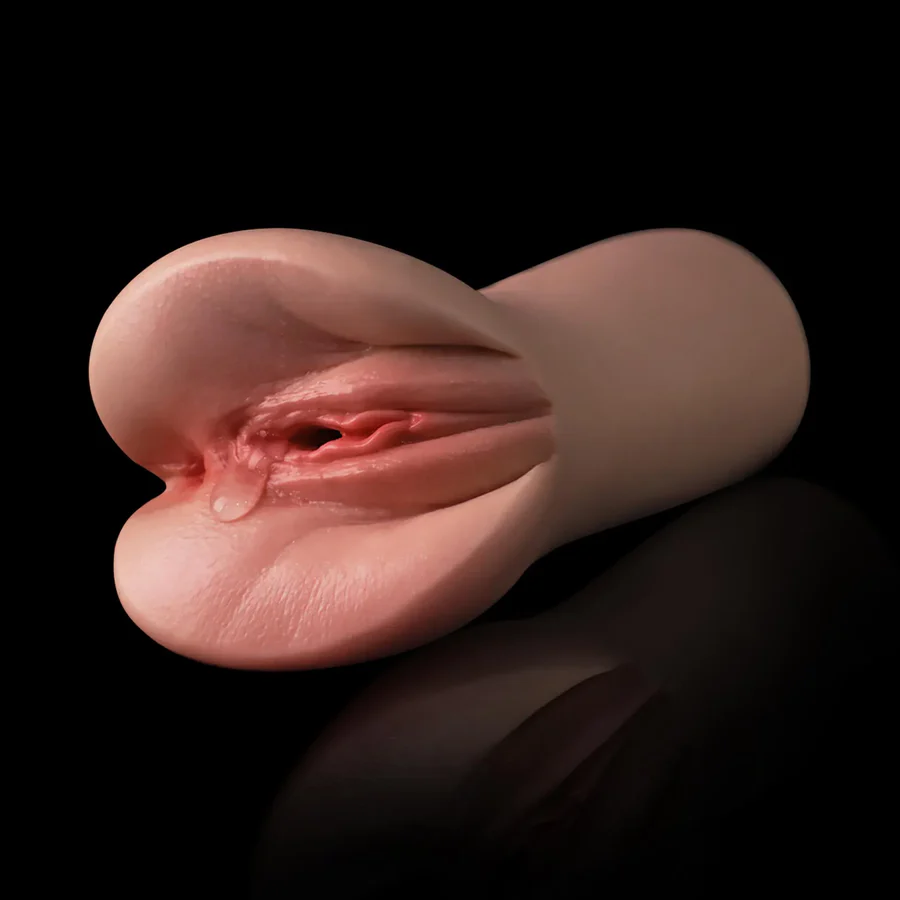 6-57/64" 1lb Soft Portable Dual-Channel Pocket Pussy - Image 2