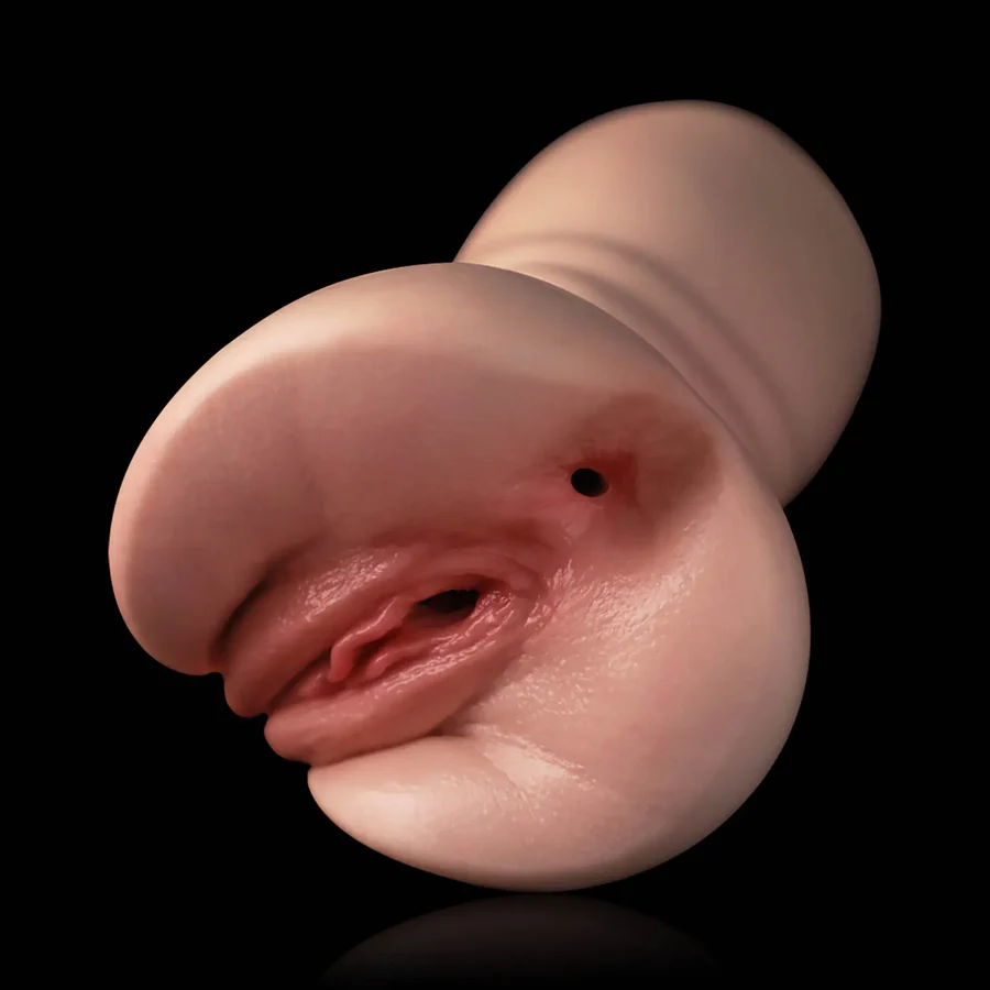 6-57/64" 1lb Soft Portable Dual-Channel Pocket Pussy - Image 4