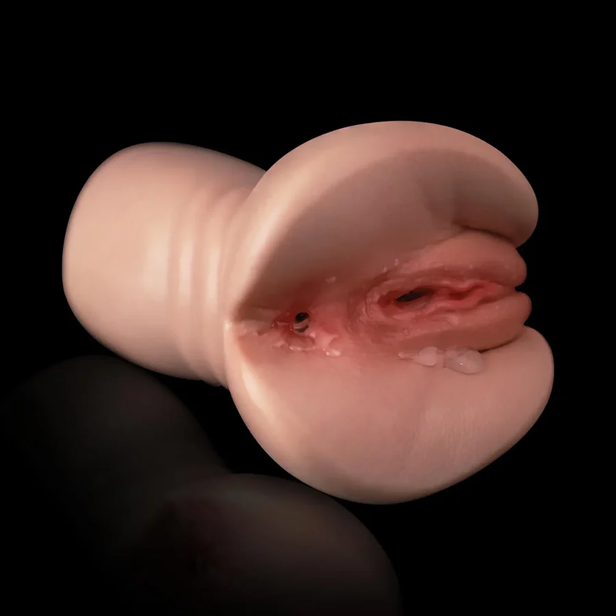 6-57/64" 1lb Soft Portable Dual-Channel Pocket Pussy - Image 8
