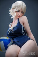 159cm/5ft3 D-cup Silicone Head S-TPE Body Sex Doll – Linglong