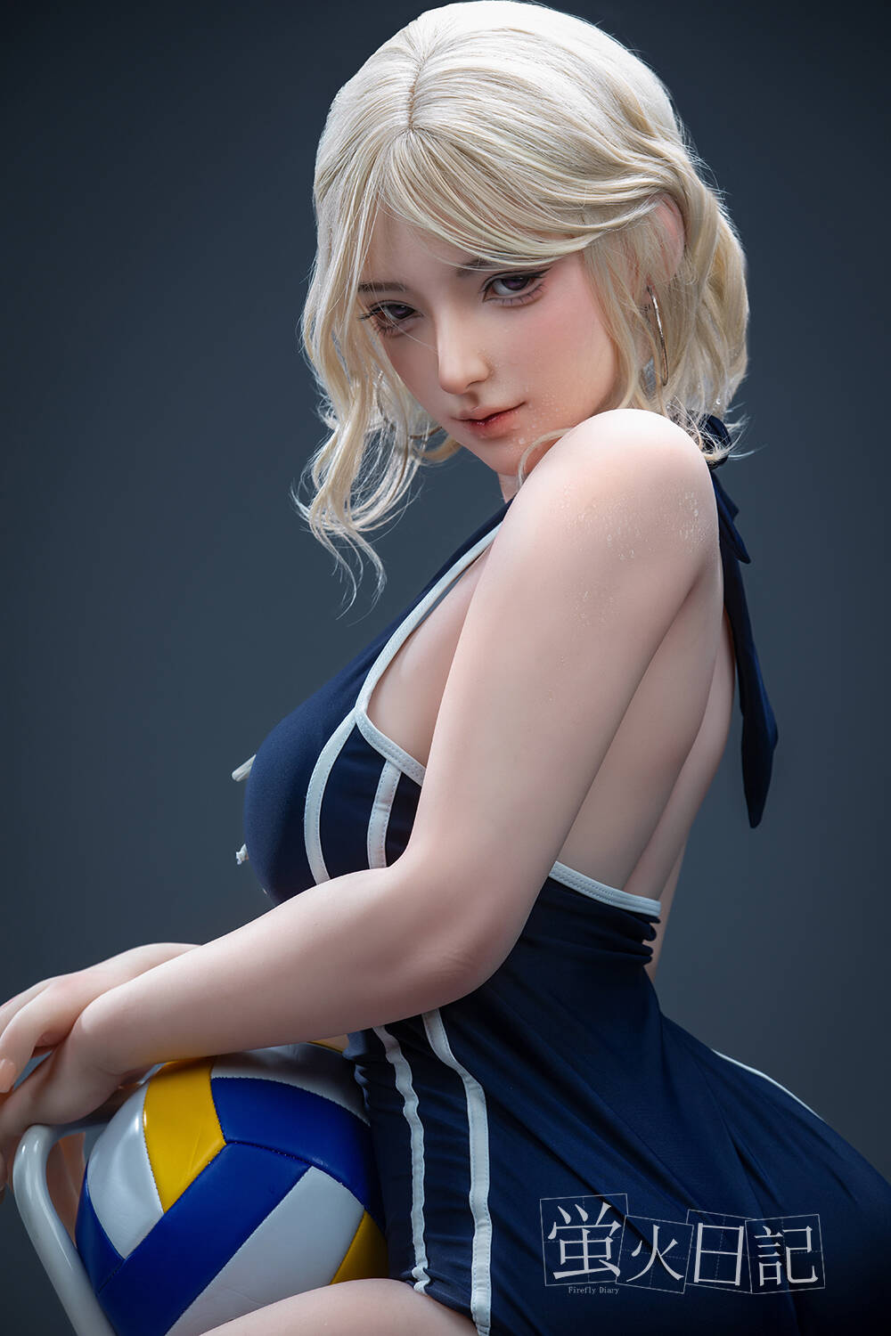 159cm/5ft3 D-cup Silicone Head S-TPE Body Sex Doll – Linglong - Image 9