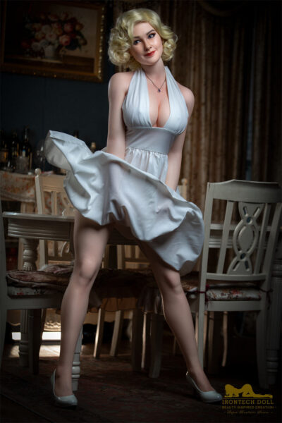 164cm/5ft5 F-cup Silicone Sex Doll – Carmel