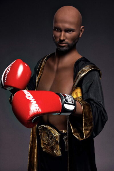 175cm/5ft9 Male TPE Sex Doll – Kevin (Black Skin)
