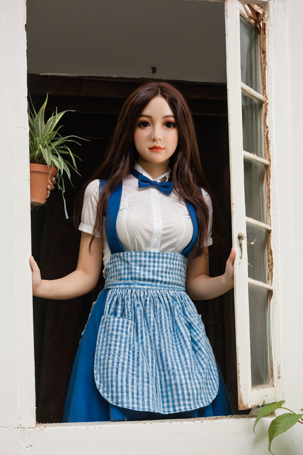 148cm/4ft10 B-cup Silicone Head Sex Doll – Celestine - Image 9