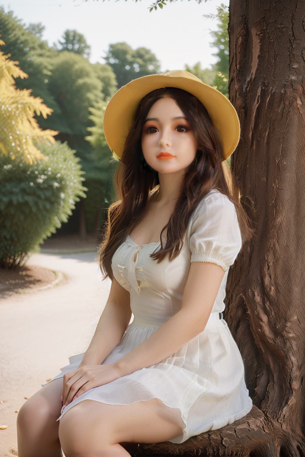 148cm/4ft10 B-cup Silicone Head Sex Doll – Dulcie