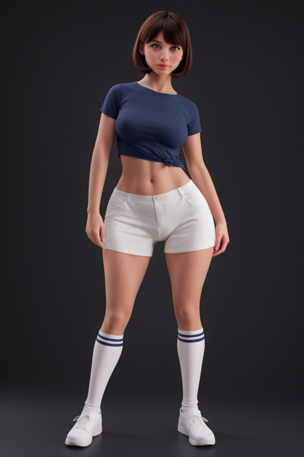 151cm/4ft11 F-cup Silicone Head Sex Doll – Fena.C - Image 11