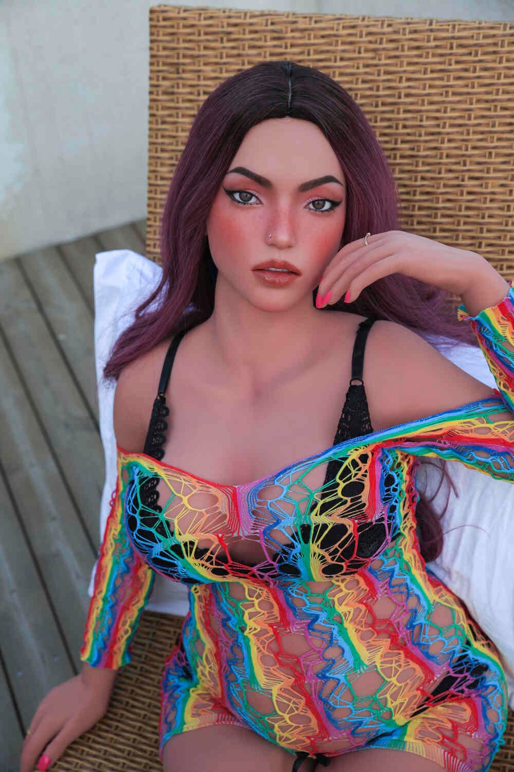 155cm/5ft1 E-cup Silicone Head Sex Doll – Ginny - Image 12