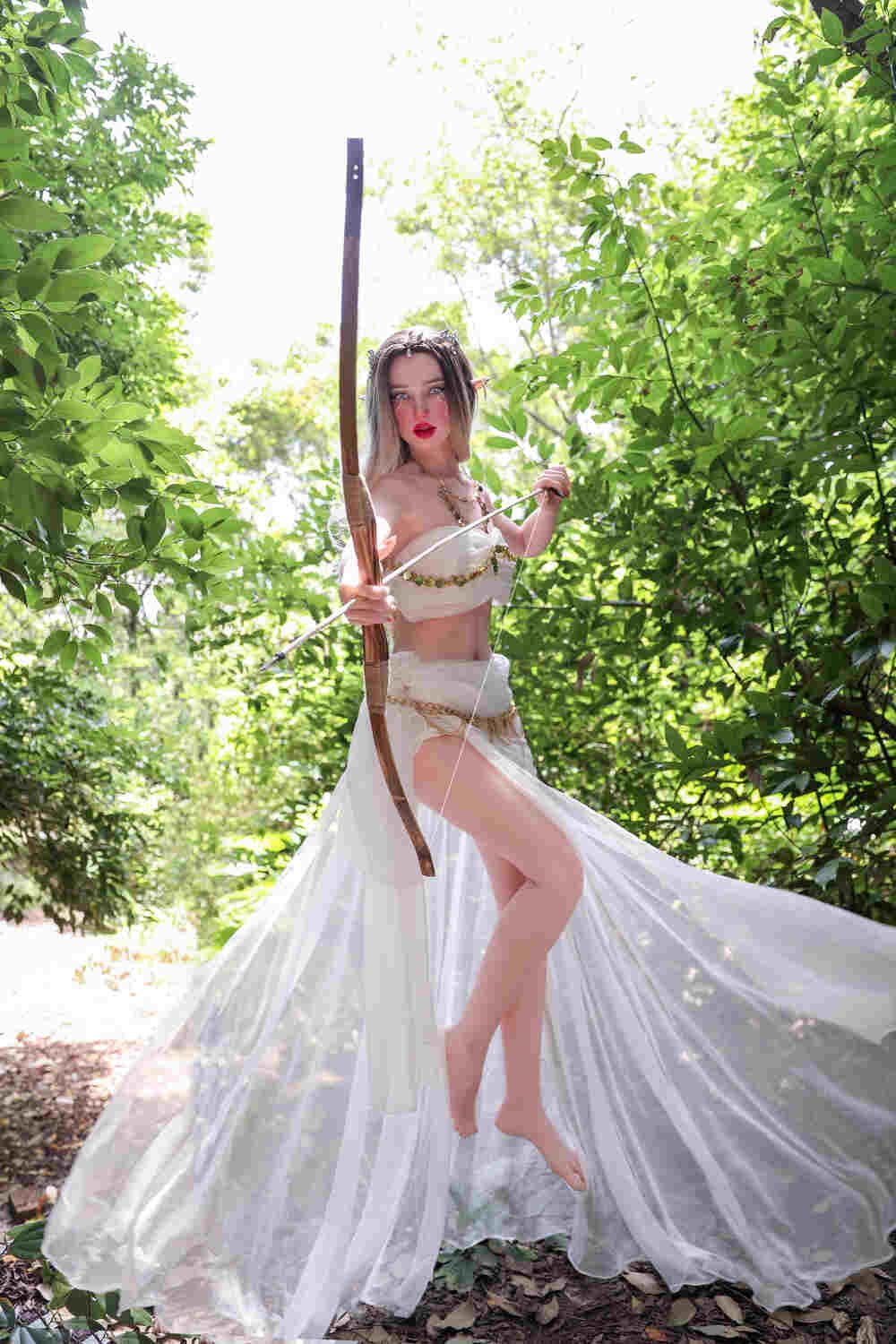 157cm/5ft2 D-cup Silicone Sex Doll – Athena - Image 13