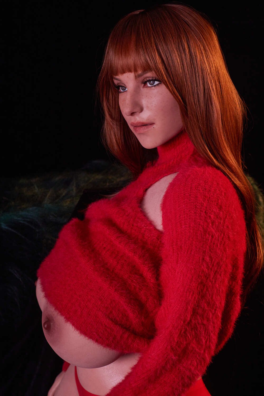 161cm/5ft3 L-cup Silicone Sex Doll – Vica - Image 5