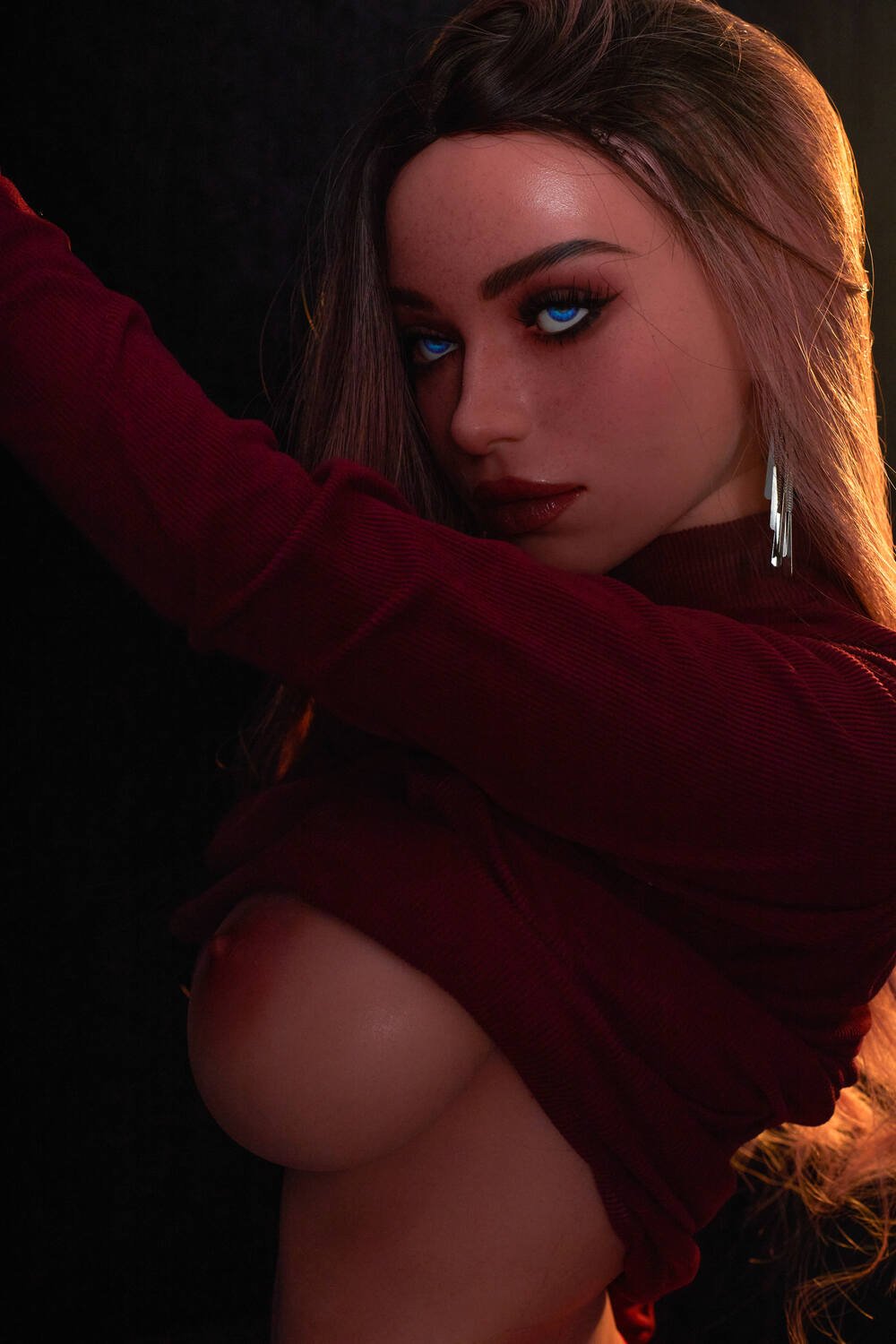 163cm/5ft4 G-cup Silicone Sex Doll – Harriet - Image 3