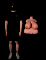 S-TPE BBW Sex Torso 58# Black | US In Stock - Image 7