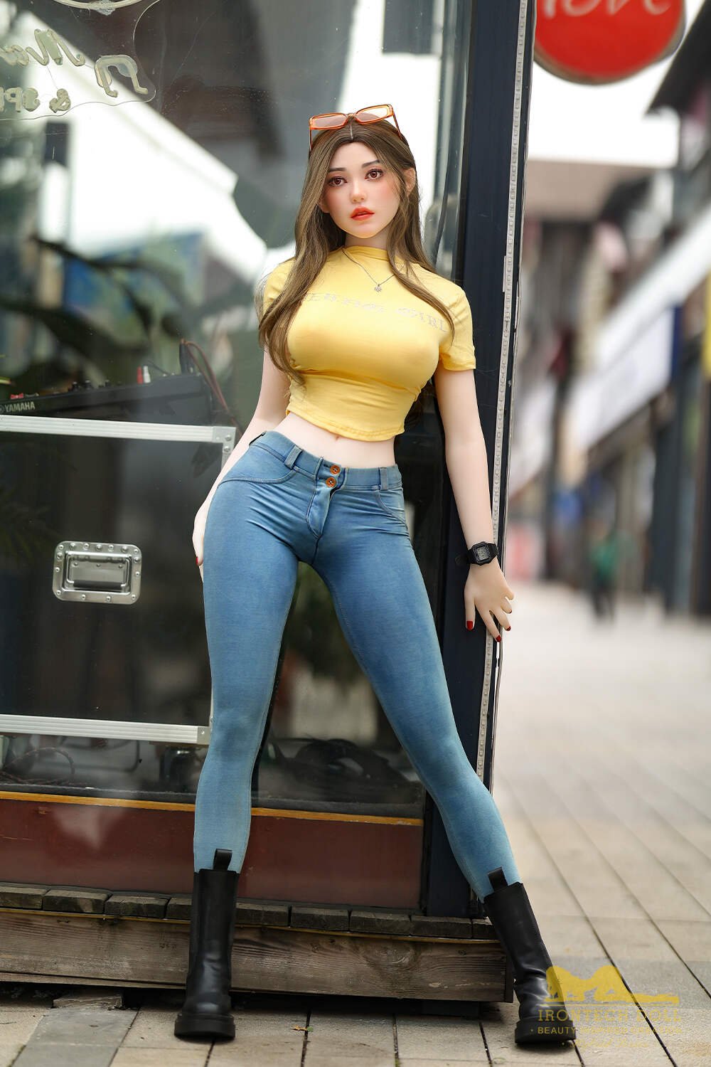 159cm/5ft3 G-cup Silicone Head Sex Doll – Eileen - Image 12