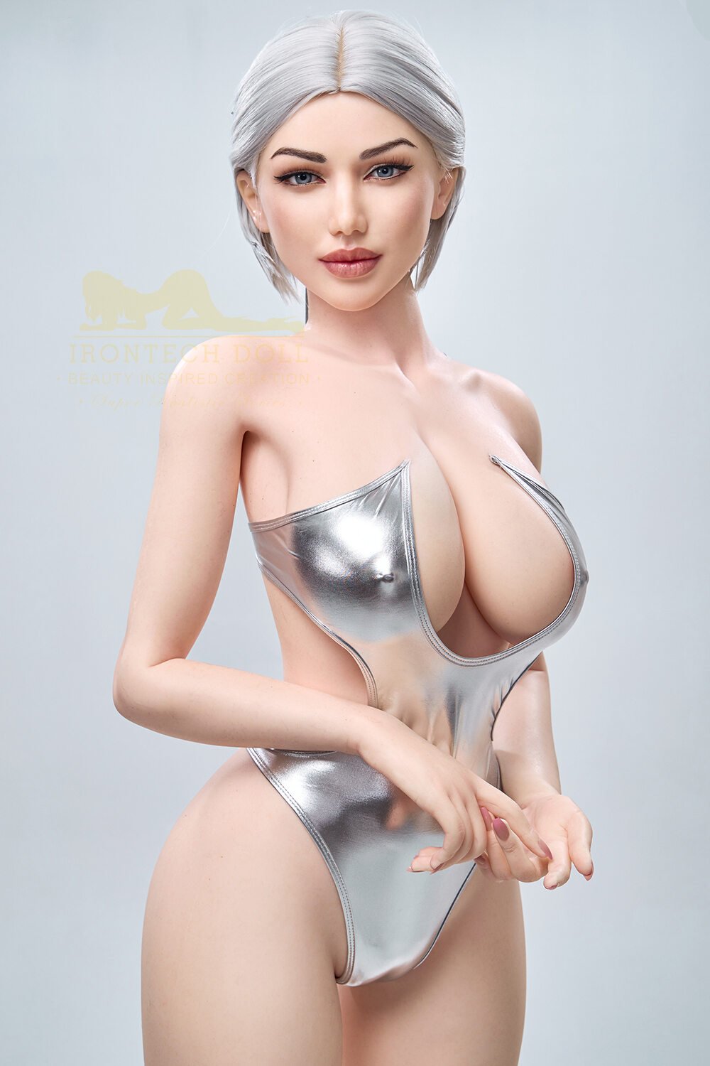 159cm/5ft3 G-cup Silicone Sex Doll – Celine - Image 12