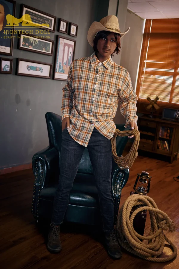 Black Male Sex Doll 175cm Cowboy Charles - Image 16