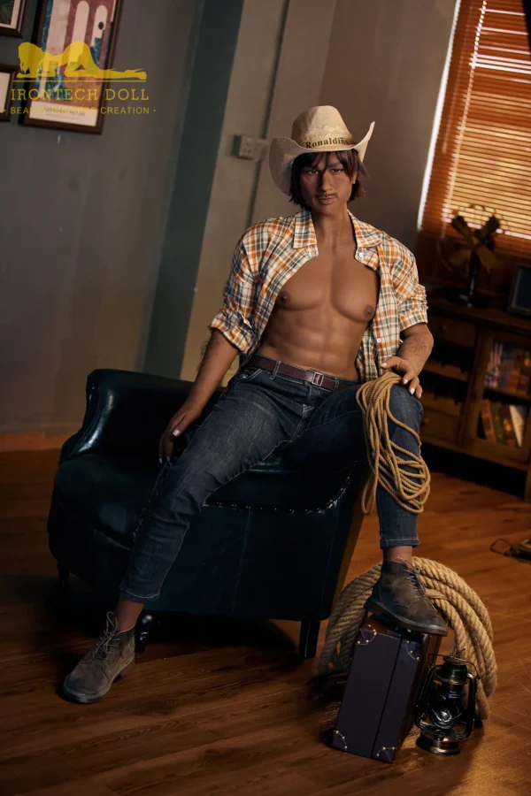Black Male Sex Doll 175cm Cowboy Charles - Image 22