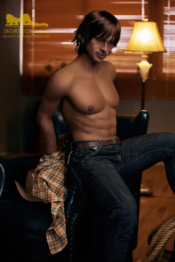 Black Male Sex Doll 175cm Cowboy Charles - Image 5