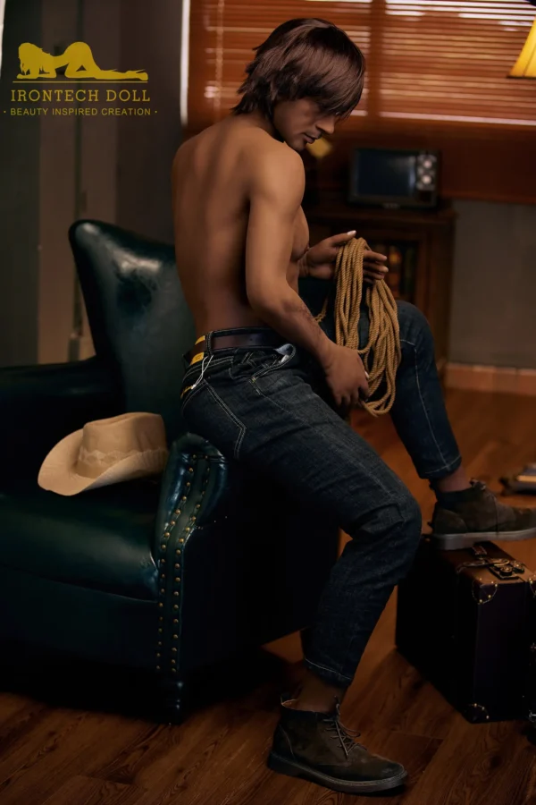 Black Male Sex Doll 175cm Cowboy Charles - Image 6
